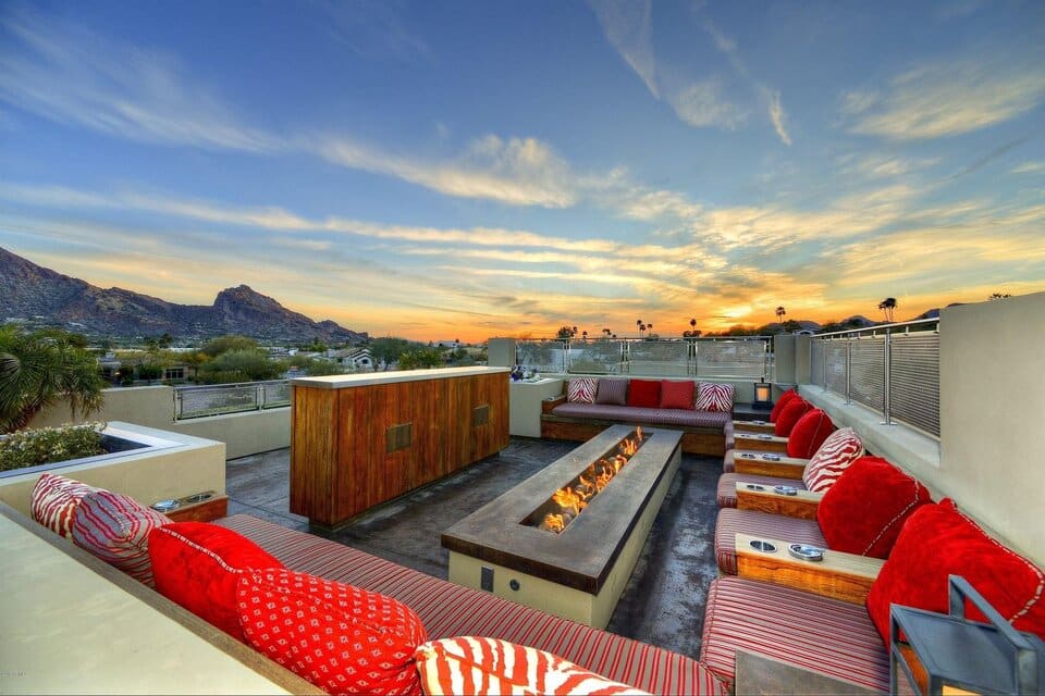 Patio Views Of Paradise Valley Home For Sale