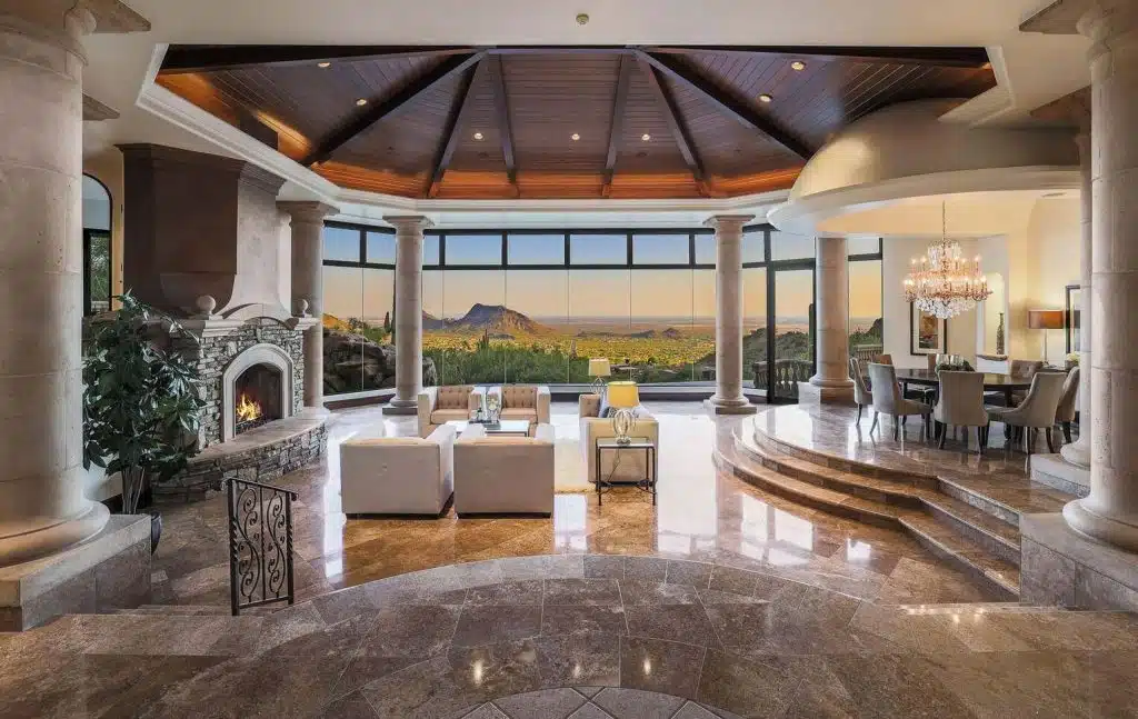 SCOTTSDALE MOUNTAIN VIEWS FROM FOYER