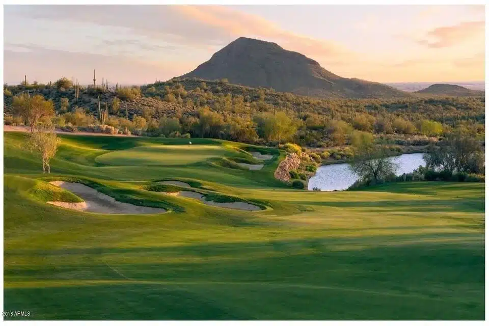 FireRock Golf Course View From Custom Home In Fountain Hills