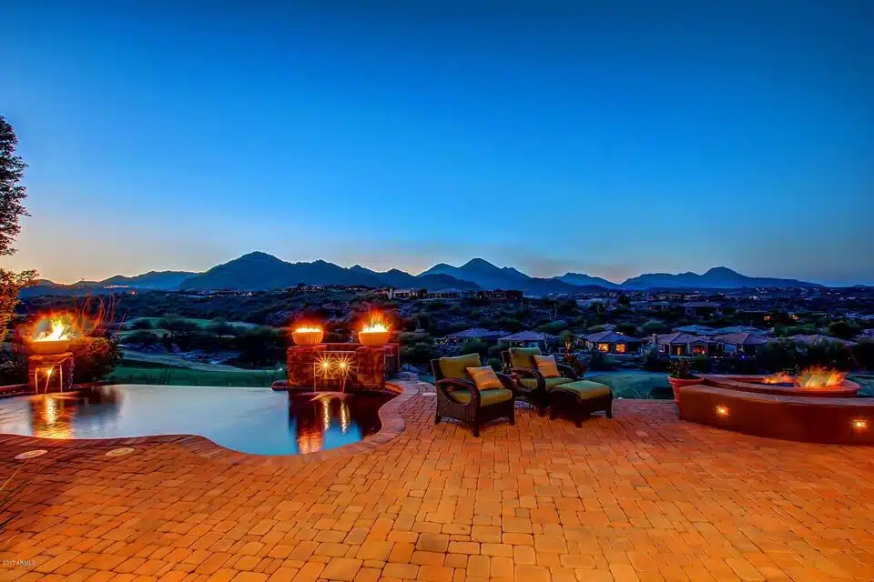 Sundown View From Custom Home In Sunridge Canyon Home