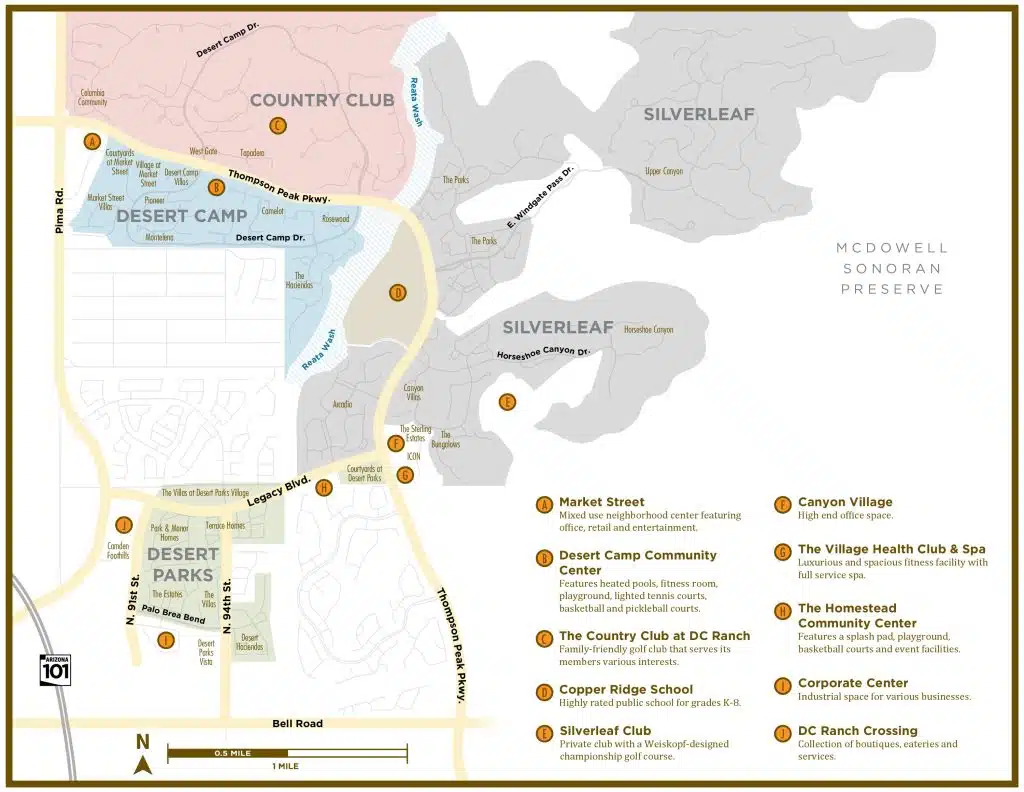 DC RANCH COMMUNITY MAP