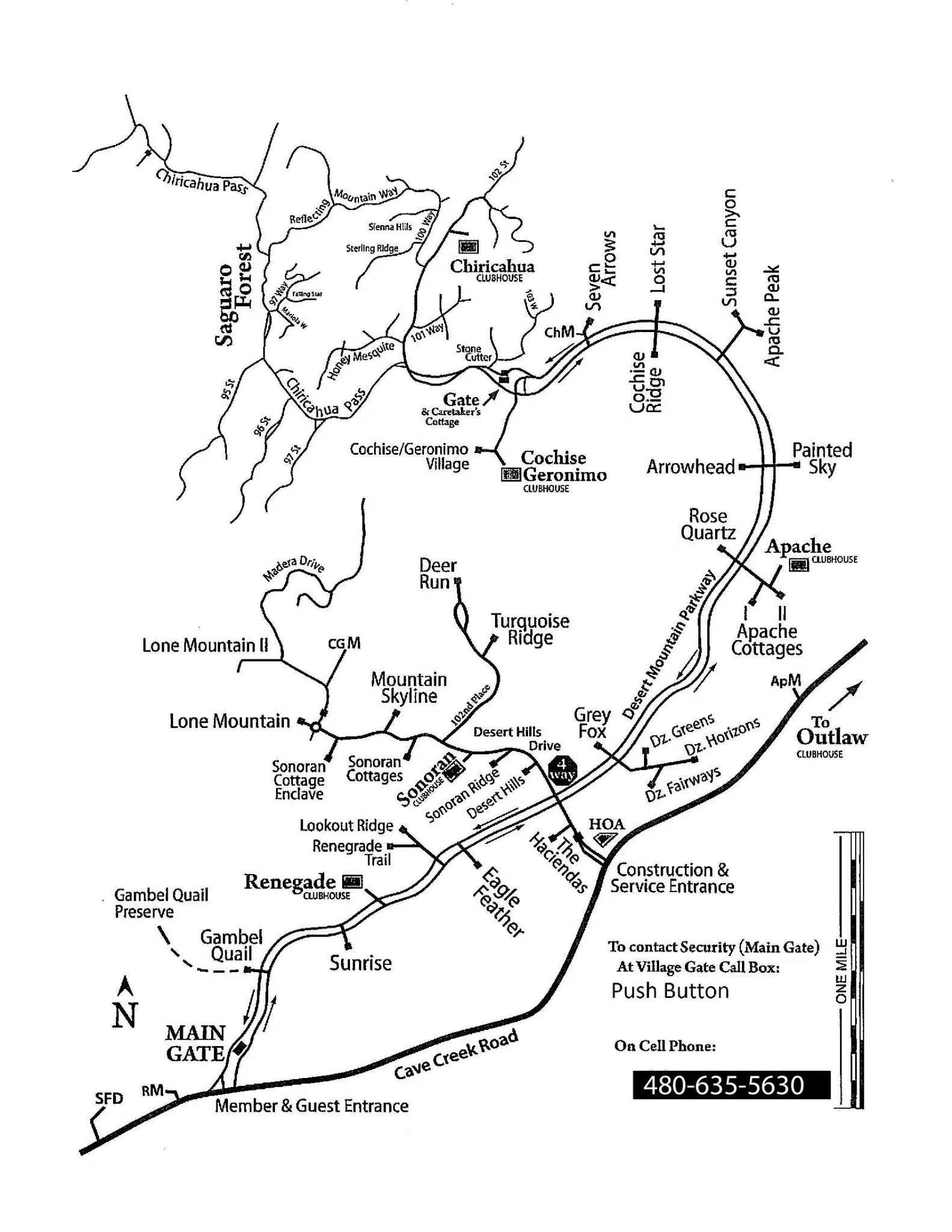 DESERT MOUNTAIN COMMUNITY MAP