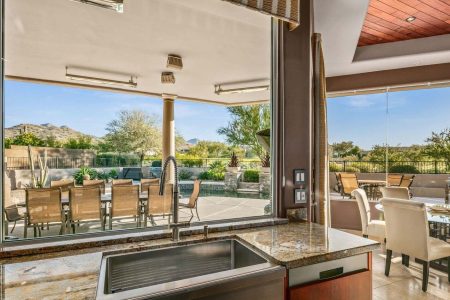 ANCALA IN SCOTTSDALE ARIZONA VIEW FROM KITCHEN