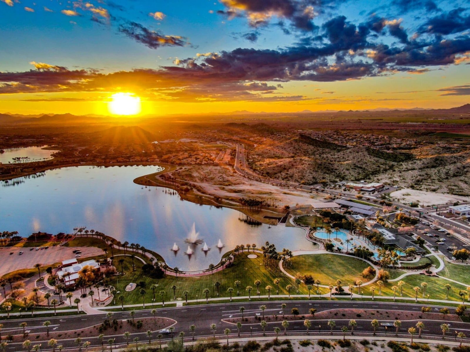 ESTRELLA MOUNTAIN RANCH AERIAL