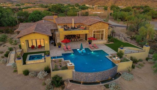 PINNACLE PEAK HOMES FOR SALE VIEW OF BACKYARD