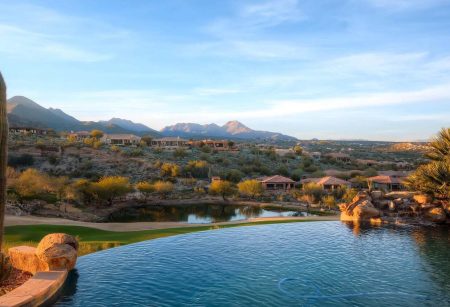 SUNRIDGE CANYON NEGATIVE EDGE POOL VIEW