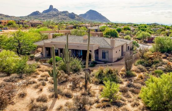 TROON NORTH IN SCOTTSDALE ARIZONA VIEWS OF PINNACLE PEAK